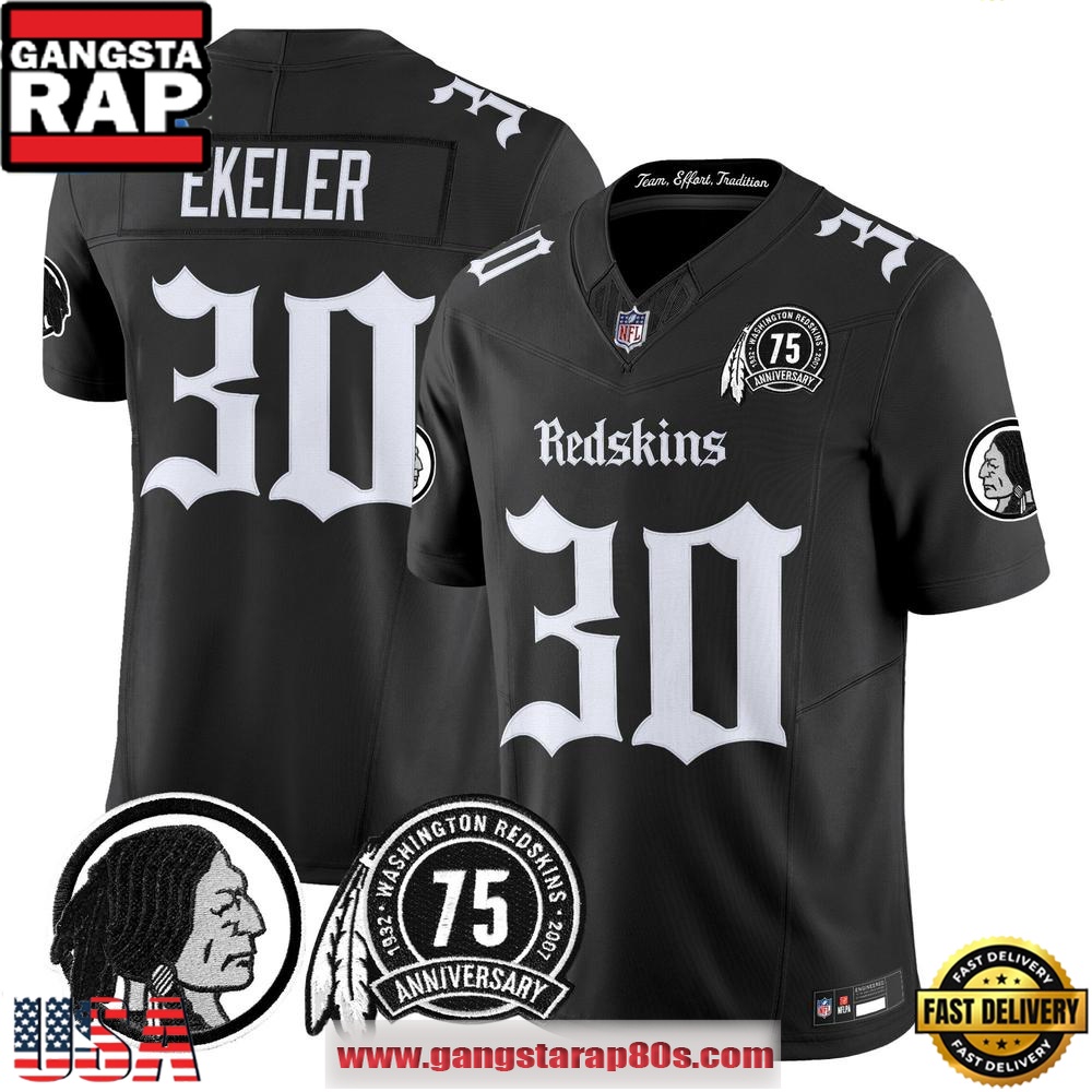 Washington Redskins Gothic Capital Edition Vapor Limited Edition Custom Football Jersey Washington Redskins Gothic Capital Edition Vapor Limited Edition Custom Football Jersey
