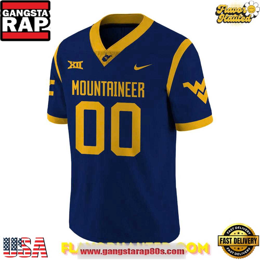 West Virginia Mountaineers Premier Special Edition Custom Football Jersey