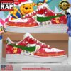 Winnie the Pooh Christmas Limited Edition Air Force 1 Running Sneakers