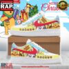 Winnie The Pooh Merry Christmas Limited Edition Air Force 1 Running Sneakers Shoes
