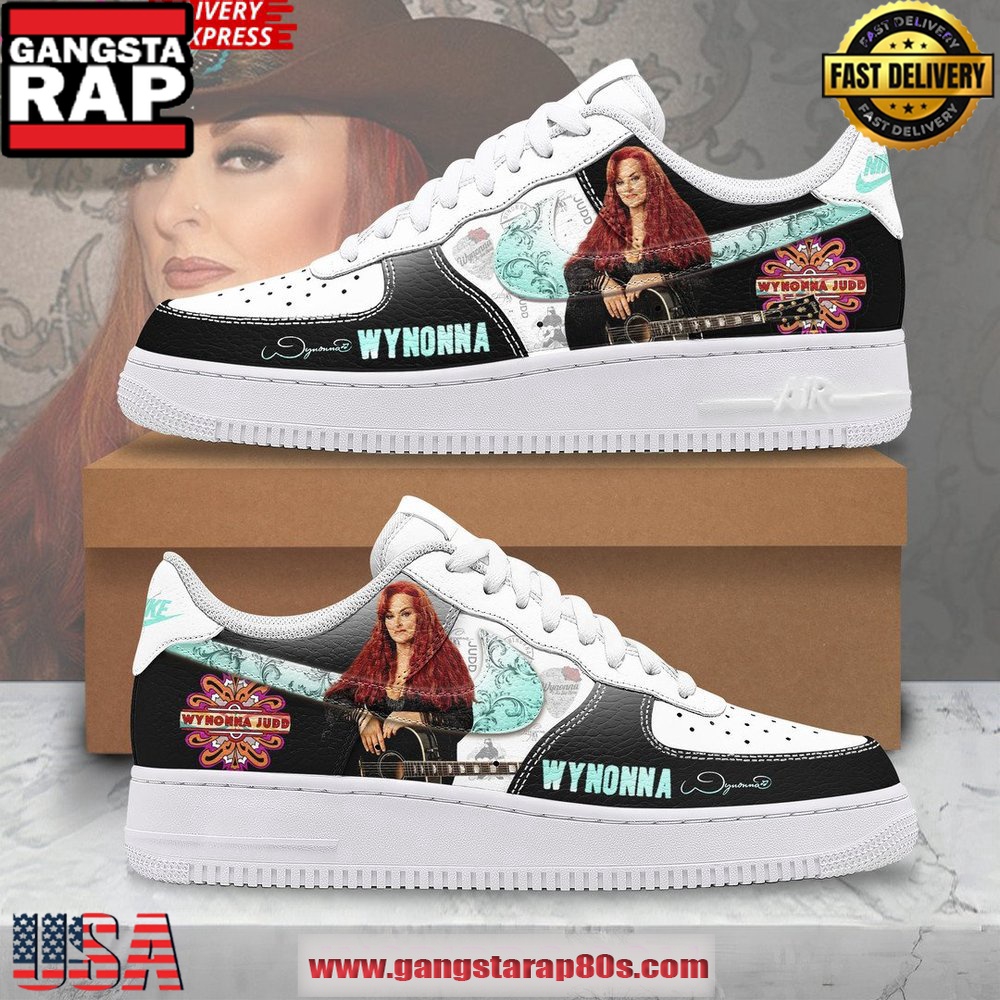 Wynonna Judd Limited Edition Air Force 1 Running Sneakers Shoes Wynonna Judd Limited Edition Air Force 1 Running Sneakers Shoes