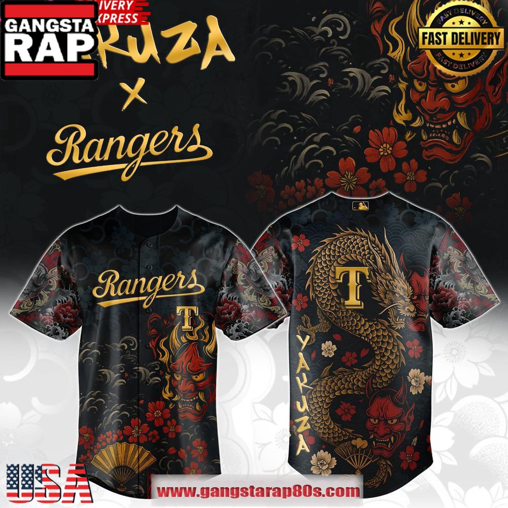 Yakuza x Texas Rangers Limited Edition Baseball Jersey