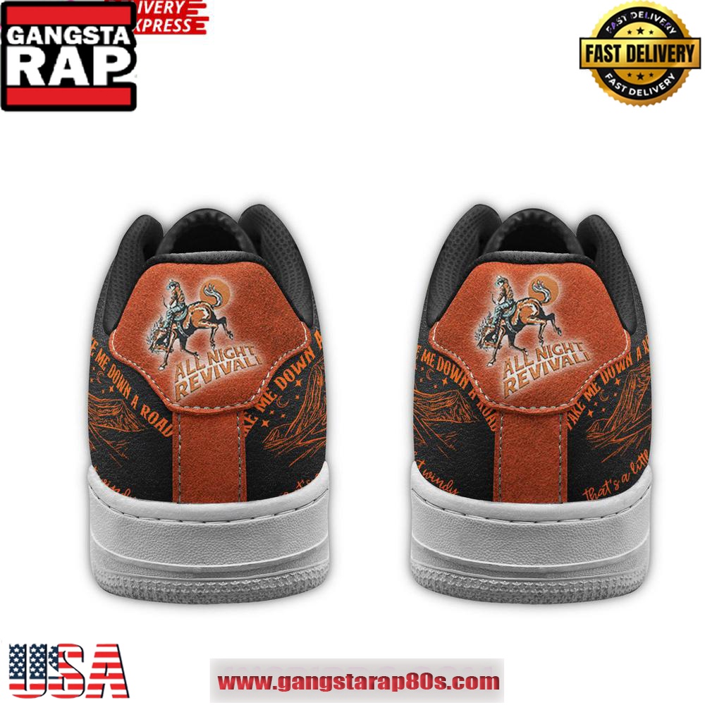 Zach Bryan Remember Everything Limited Edition Air Force 1 Running Sneakers Shoes Zach Bryan Remember Everything Limited Edition Air Force 1 Running Sneakers Shoes