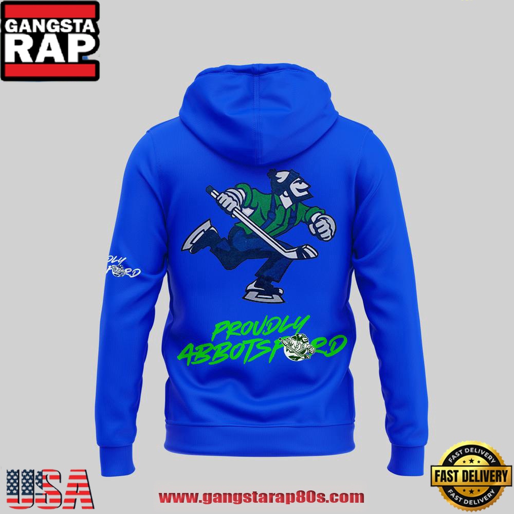 Abbotsford Canucks 2025 Playoffs Never Satisfied Hoodie Shirt Abbotsford Canucks 2025 Playoffs Never Satisfied Hoodie Shirt