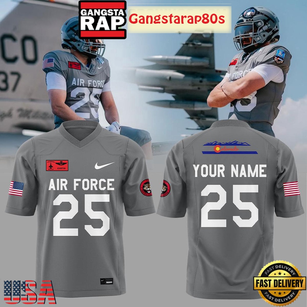 Air Force Falcons Football Air Power Custom Football Jersey Air Force Falcons Football Air Power Custom Football Jersey