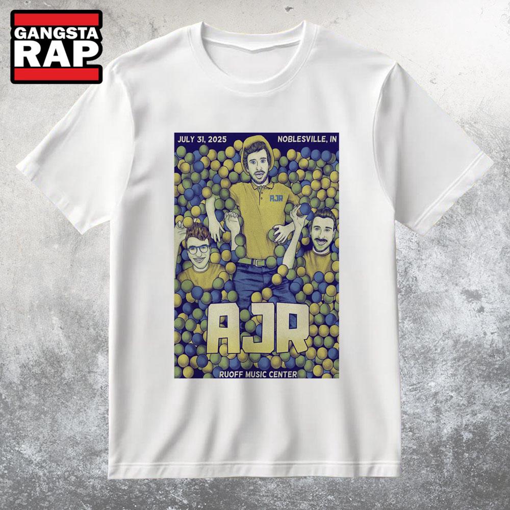 AJR 7-31-2025 In Noblesville IN T Shirt AJR 7-31-2025 In Noblesville IN T Shirt