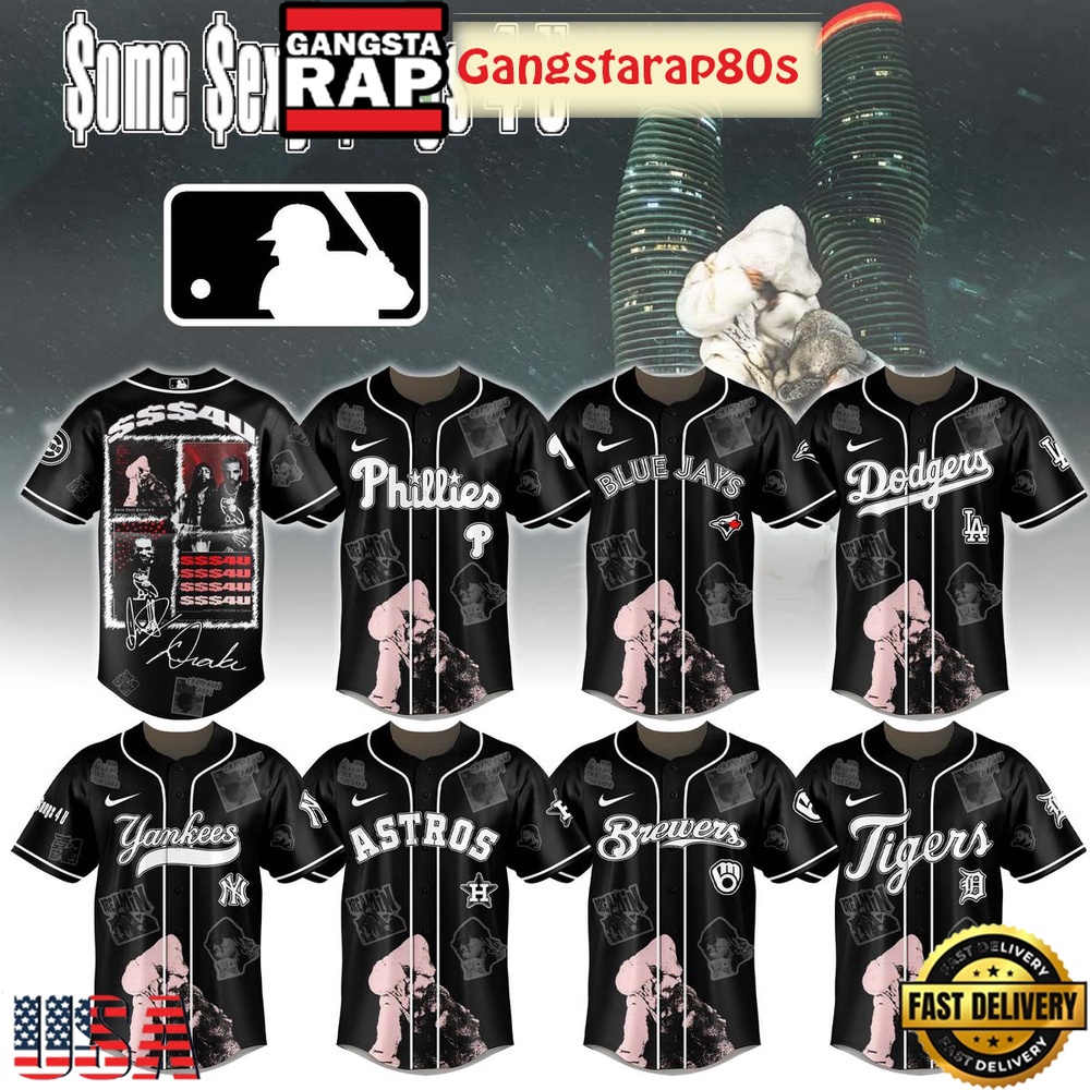 All Team MLB x PARTYNEXTDOOR & Drake $$$4U 2025 Special Baseball Jersey