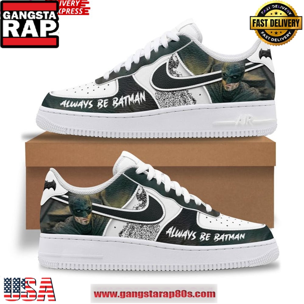Always Be Batman Limited Edition Air Force 1 Running Sneakers Shoes