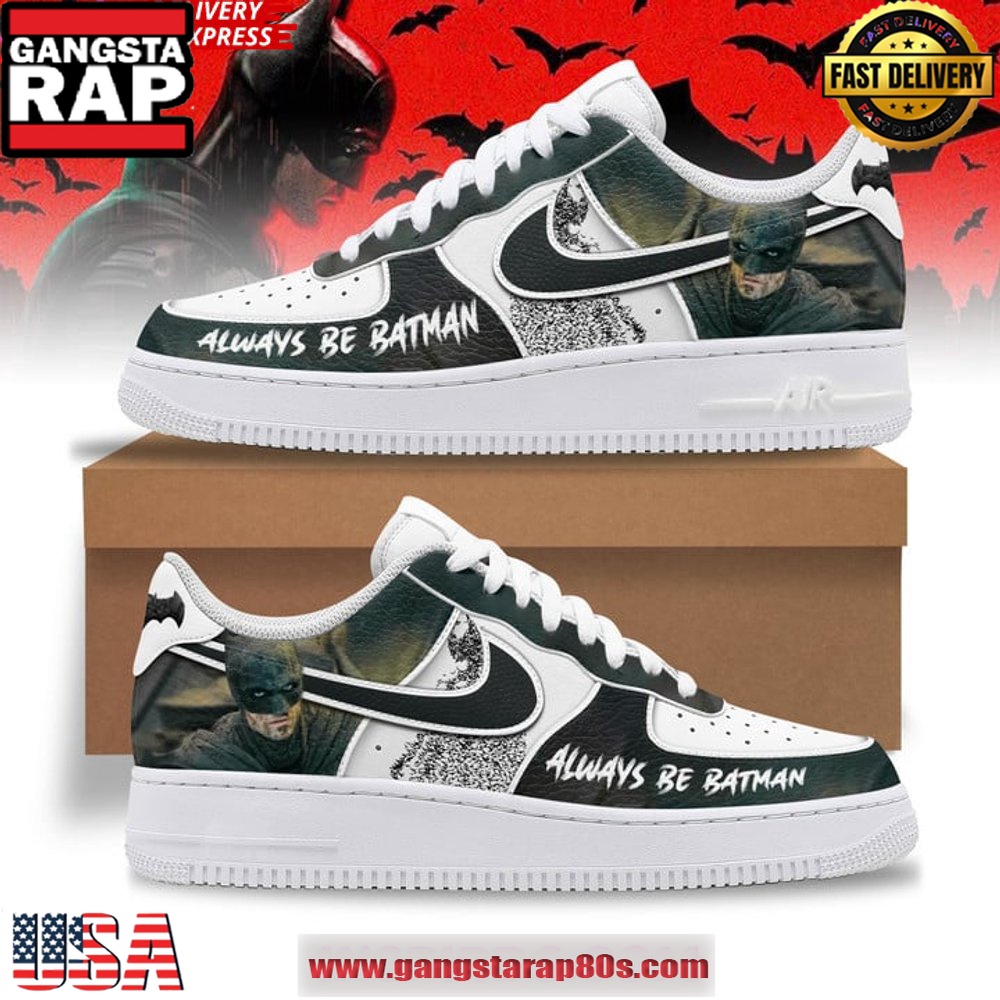 Always Be Batman Limited Edition Air Force 1 Running Sneakers Shoes