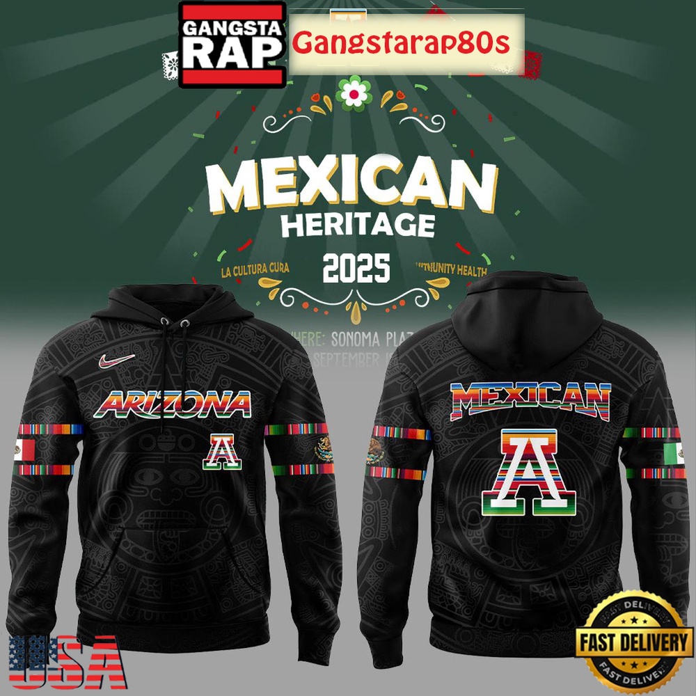 Arizona Wildcats Mexican Heritage Night 2025 Special Hoodie