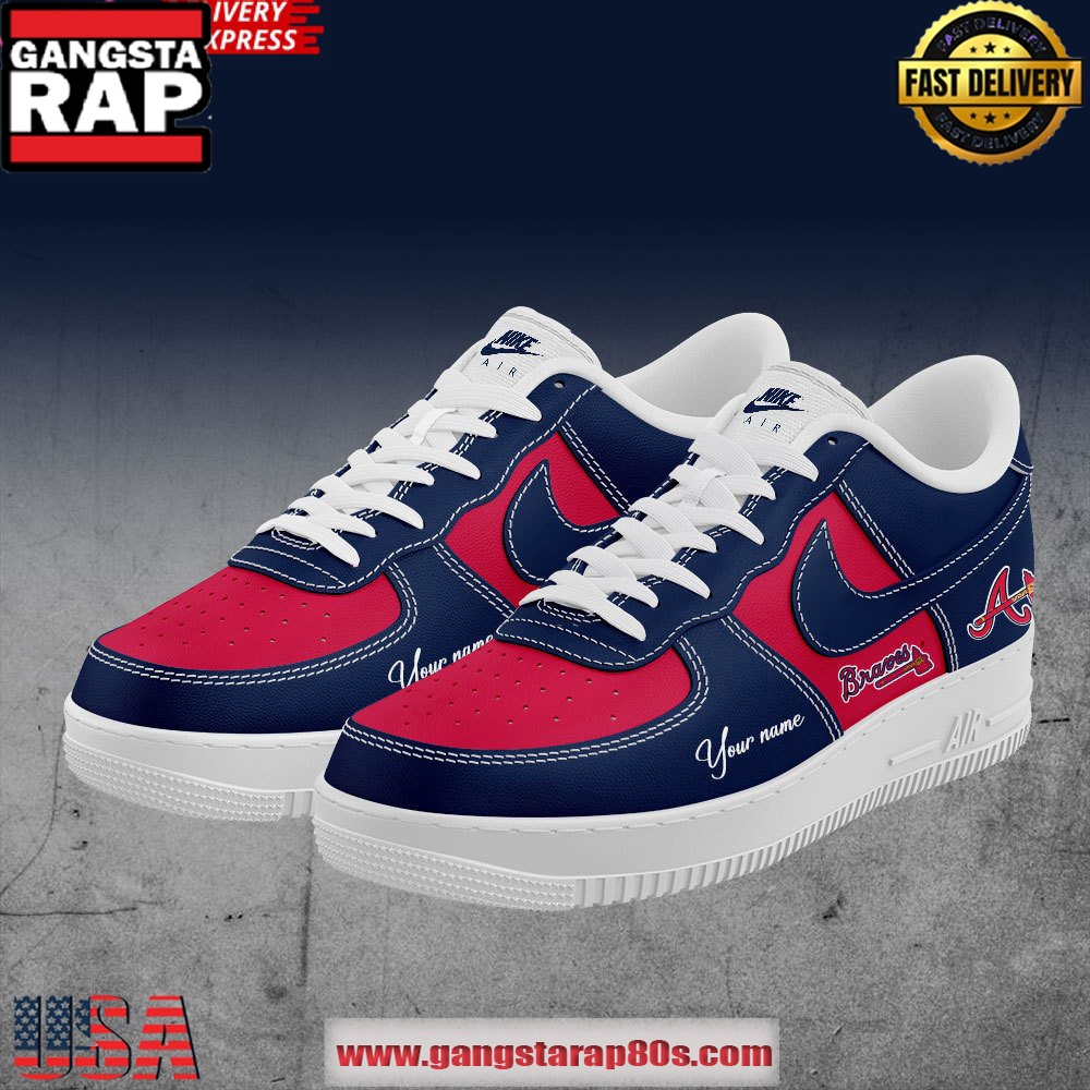 Atlanta Braves Limited Edition Air Force 1 Running Sneakers Shoes