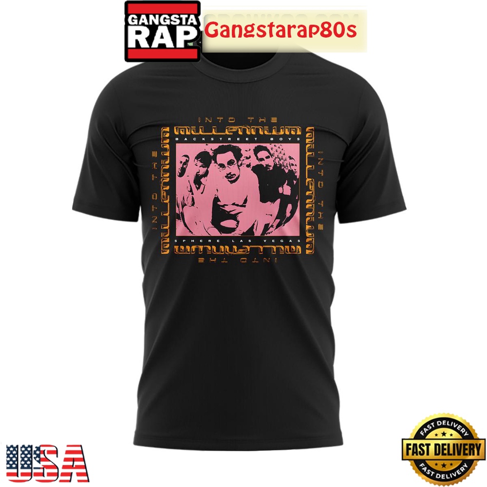 Backstreet Boys Tour Las Vegas Into The Millennium 3D T Shirt