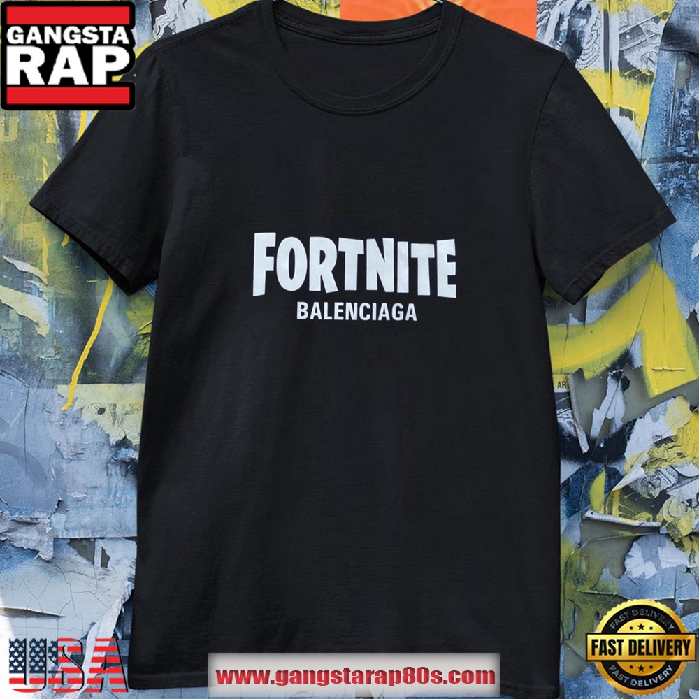Balenciaga x Fortnite Black unisex T Shirt Balenciaga x Fortnite Black unisex T Shirt