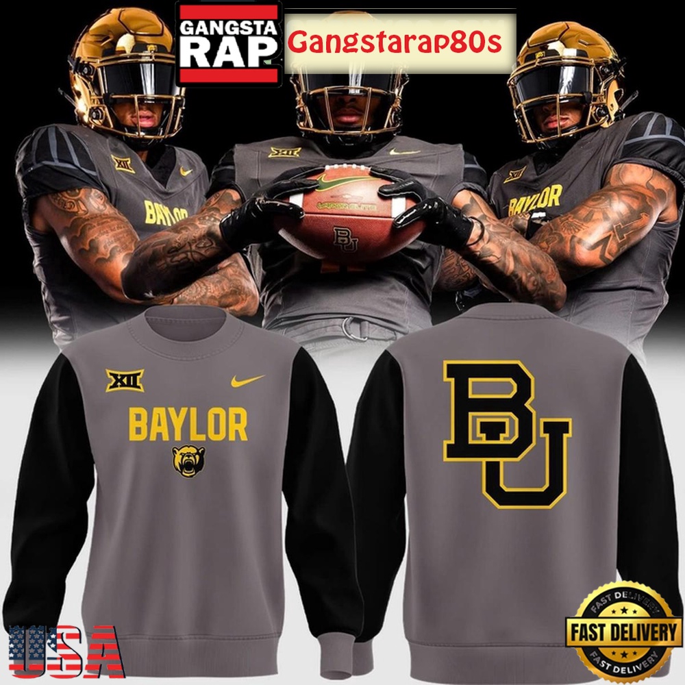 Baylor Bears New Gold Chrome Uniform Special Hoodie