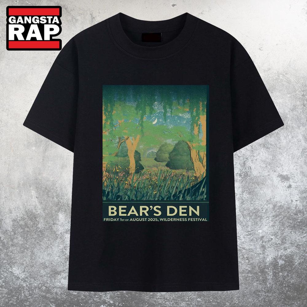 Bear's Den Oxfordshire Shows On Aug 1 2025 T Shirt