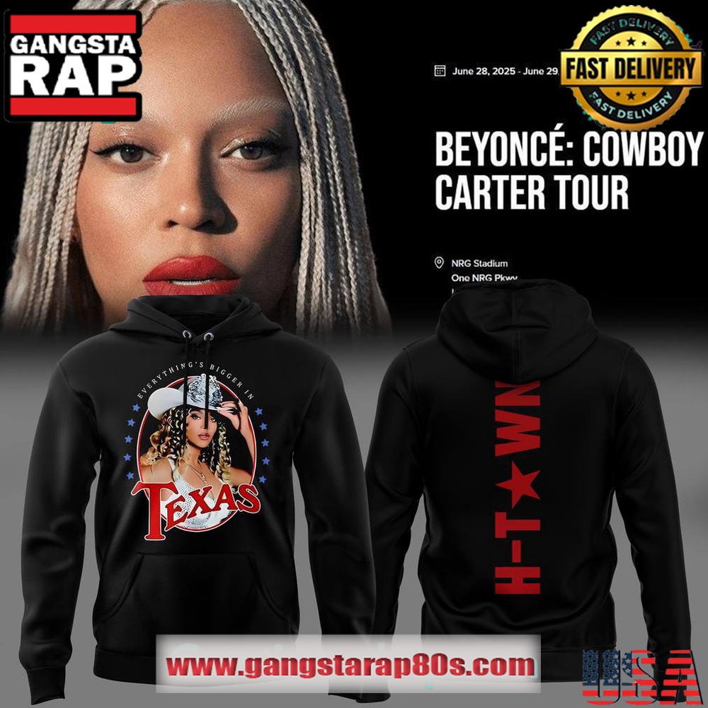 Beyonc? Cowboys Carter Tour x Houston 2025 Special Edition Unisex 3D Hoodie