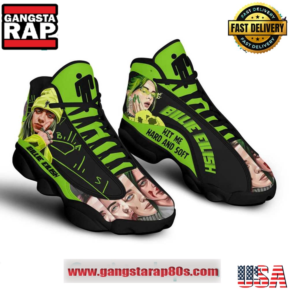 Billie Eilish Hit Me Hard And Soft Air Jordan 13 Sneakers Shoess Billie Eilish Hit Me Hard And Soft Air Jordan 13 Sneakers Shoess