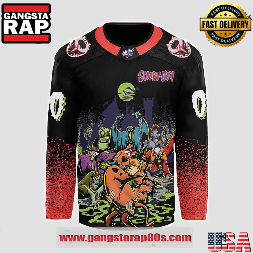 Birmingham Bulls x Scooby-Doo Night 2025 Custom Hockey Jersey