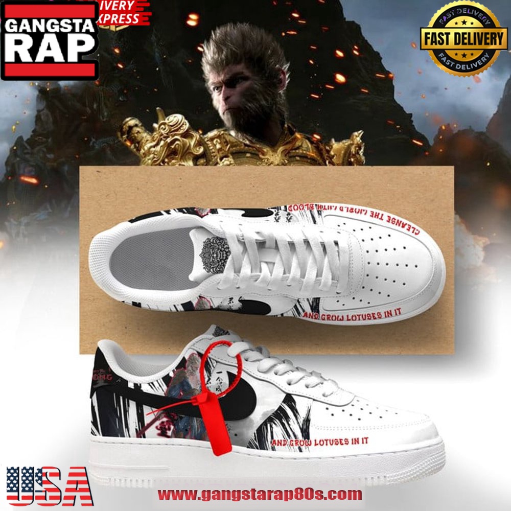Black Myth Wukong Limited Edition Air Force 1 Sneakers Shoes Black Myth Wukong Limited Edition Air Force 1 Sneakers Shoes