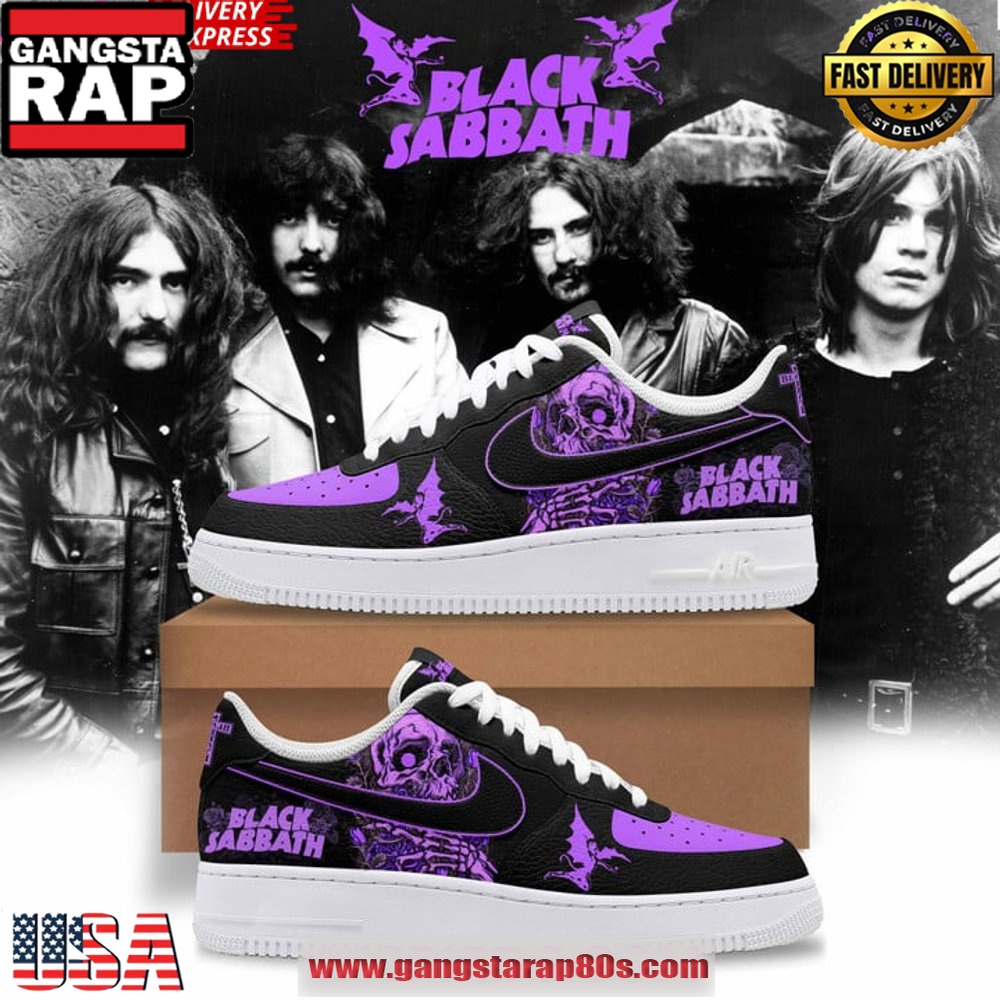 Black Sabbath Limited Edition Air Force 1 Sneaker Sneakers Shoes