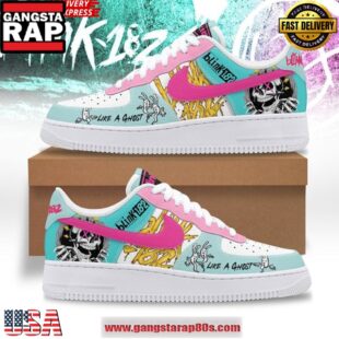 Blink-182 Like A Ghost Limited Edition Air Force 1 Sneakers Shoes
