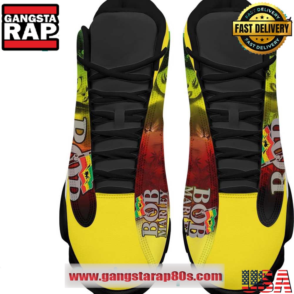 Bob Marley One Love Air Jordan 13 Sneakers Shoess Bob Marley One Love Air Jordan 13 Sneakers Shoess