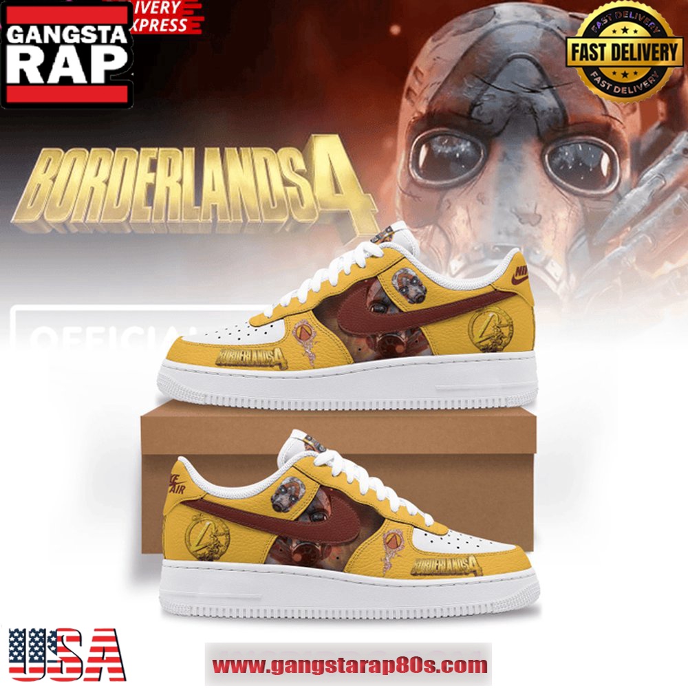Borderlands 4 Limited Edition Air Force 1 Sneakers Shoes Borderlands 4 Limited Edition Air Force 1 Sneakers Shoes