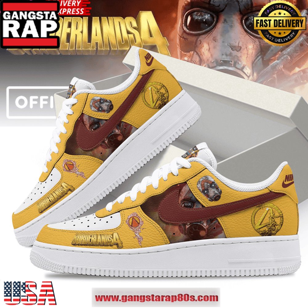 Borderlands 4 Limited Edition Air Force 1 Sneakers Shoes Borderlands 4 Limited Edition Air Force 1 Sneakers Shoes