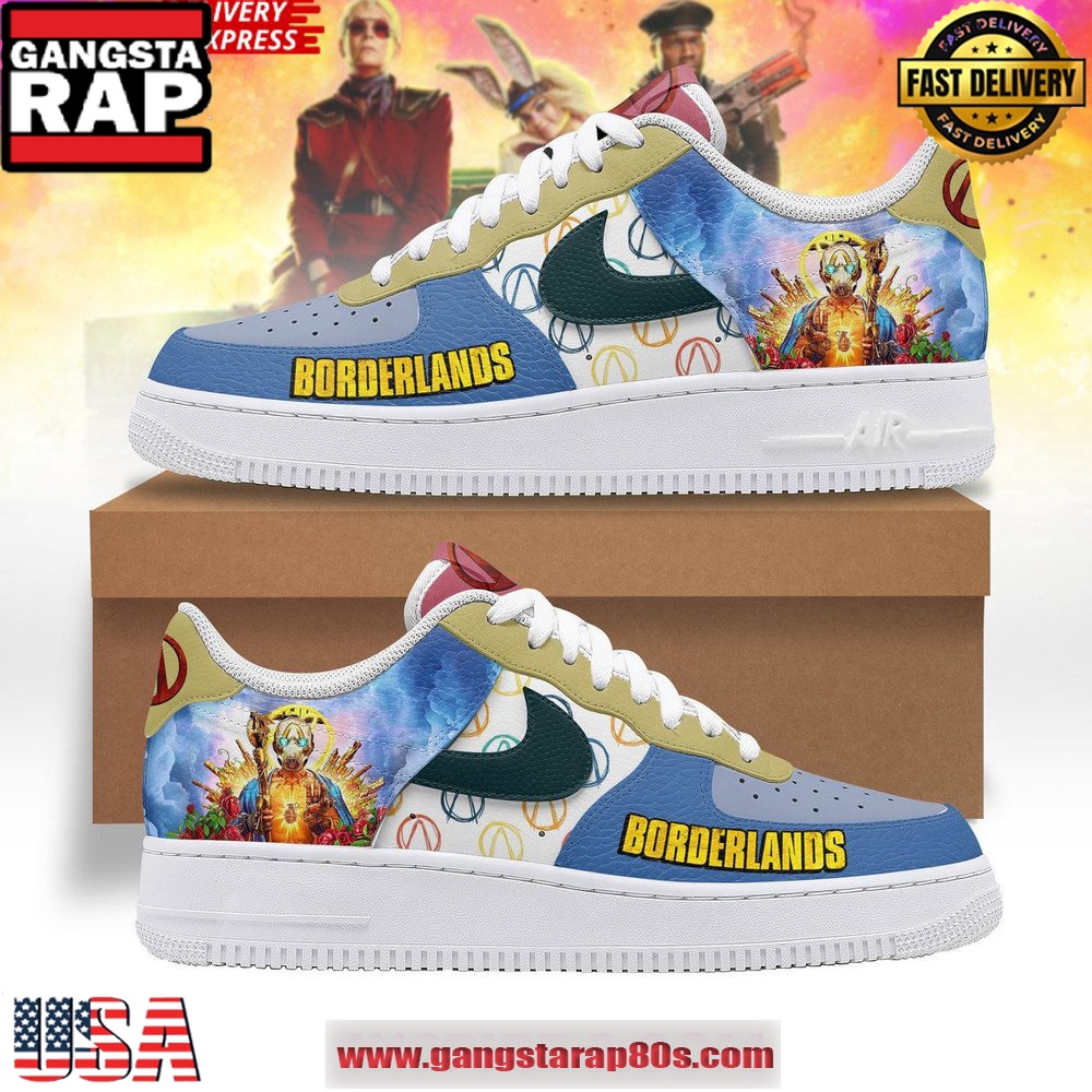 Borderlands Limited Edition Air Force 1 Running Sneakers Shoes Borderlands Limited Edition Air Force 1 Running Sneakers Shoes