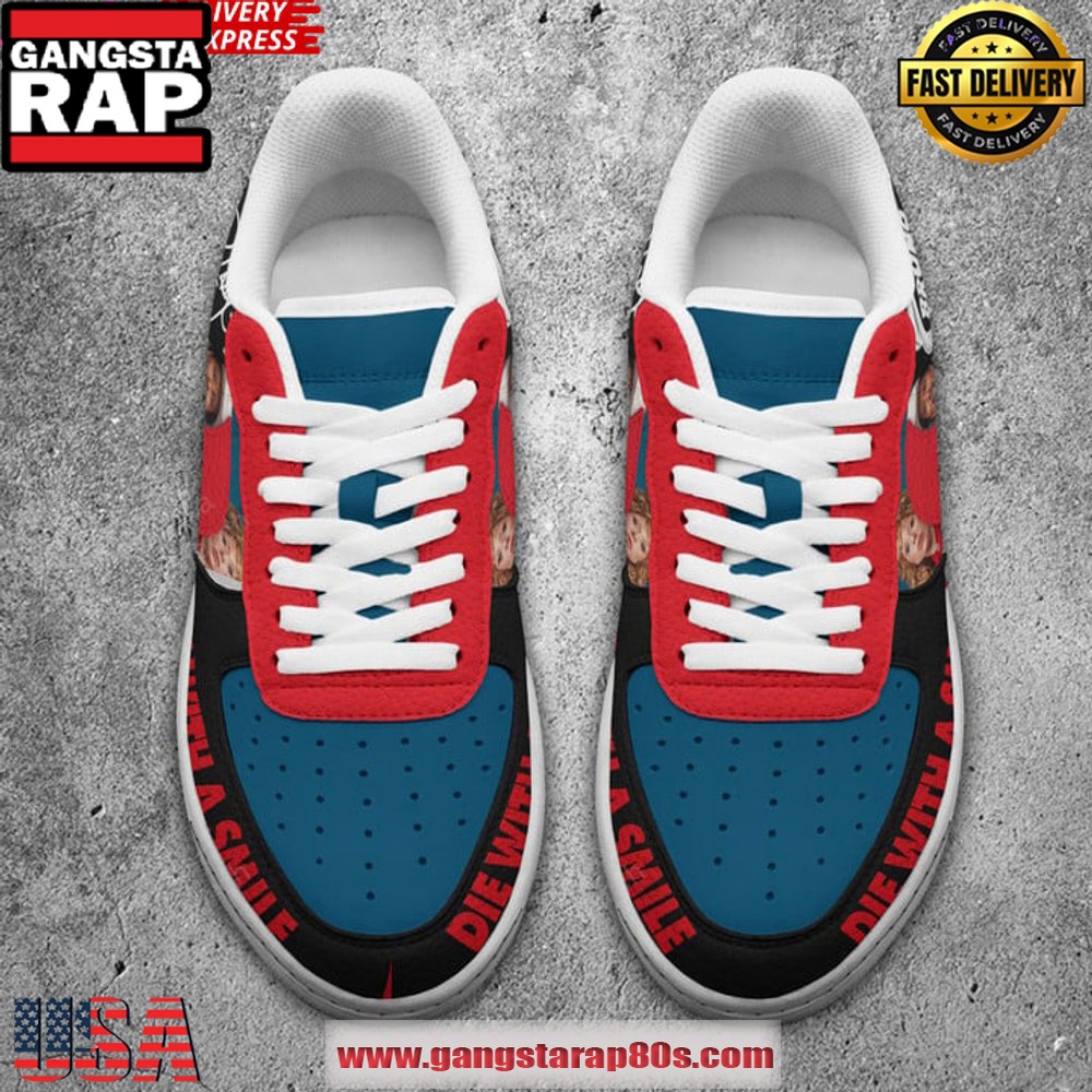 Bruno Mars x Lady Gaga Limited Edition Air Force 1 Sneakers Shoes