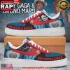Bruno Mars x Lady Gaga Limited Edition Air Force 1 Sneakers Shoes 7 Bruno Mars x Lady Gaga Limited Edition Air Force 1 Sneakers Shoes