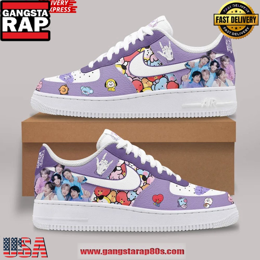 BTS x ARMY Limited Edition Air Force 1 Sneakers Shoes