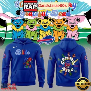 Buffalo Bills 60th Anniversary Birthday Grateful Dead Limited Unisex Hoodie