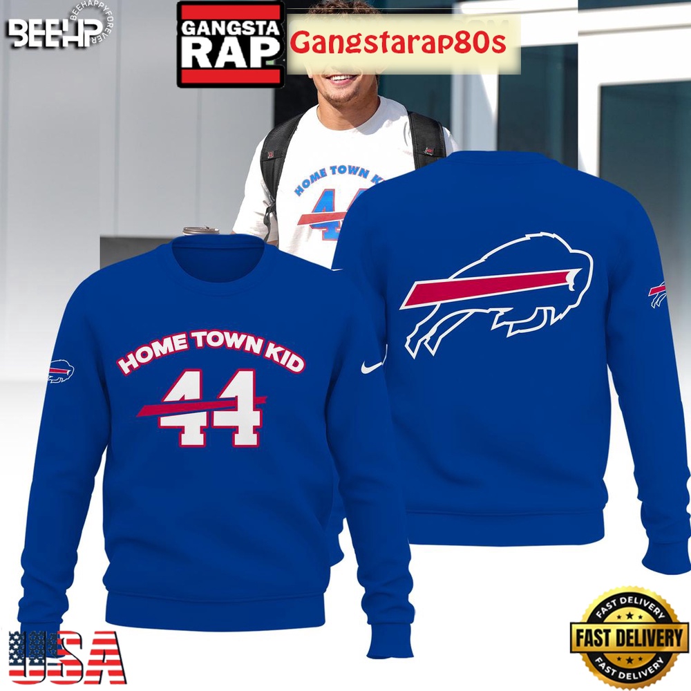 Buffalo Bills Home Town Kid 2025 Unisex Hoodie Buffalo Bills Home Town Kid 2025 Unisex Hoodie