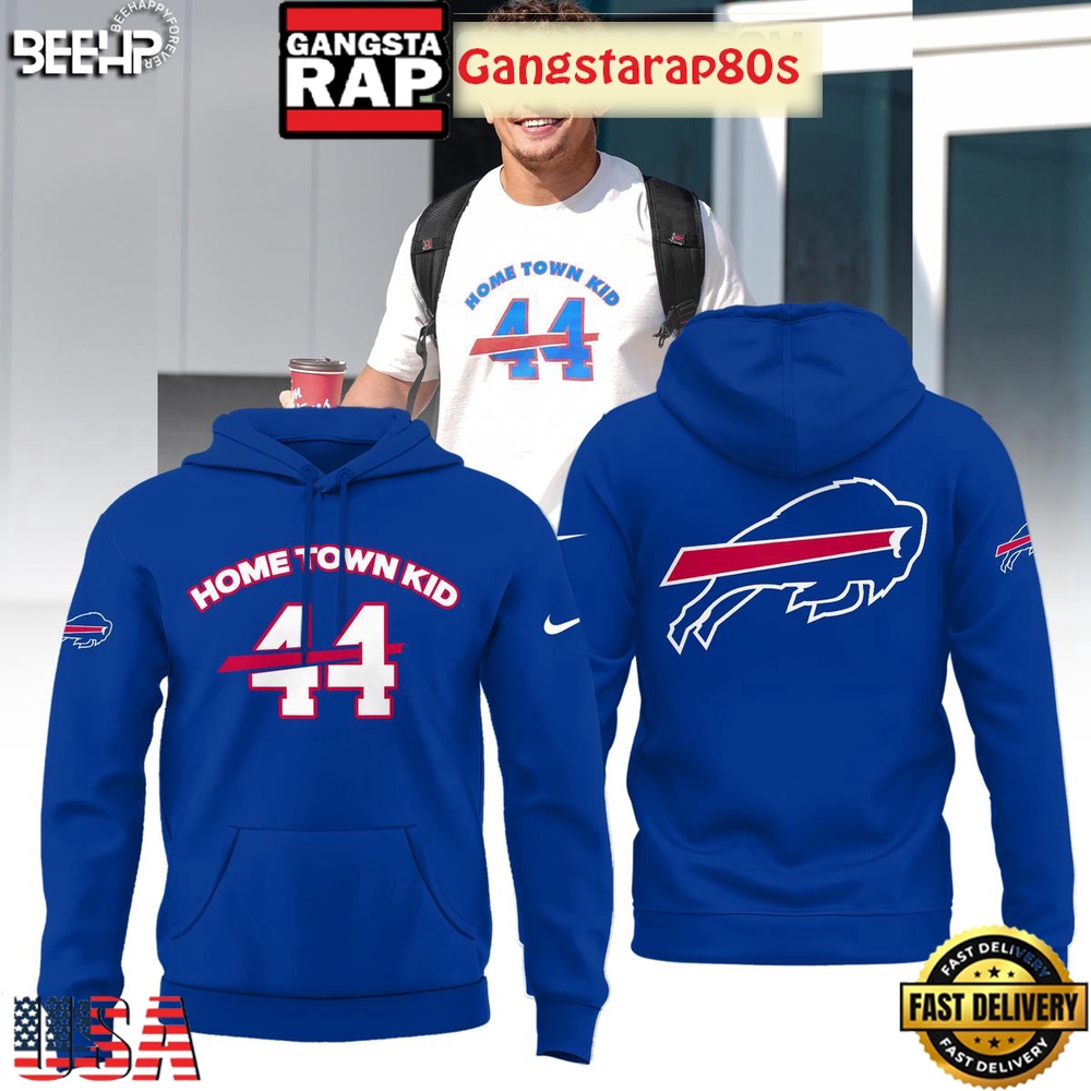 Buffalo Bills Home Town Kid 2025 Unisex Hoodie