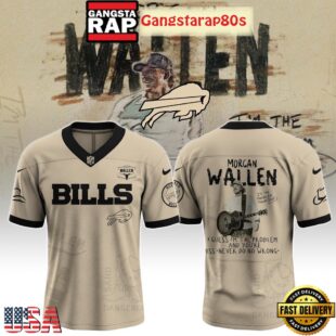 Buffalo Bills x Morgan Wallen I'm The Problem Tour 2025 Football Jersey