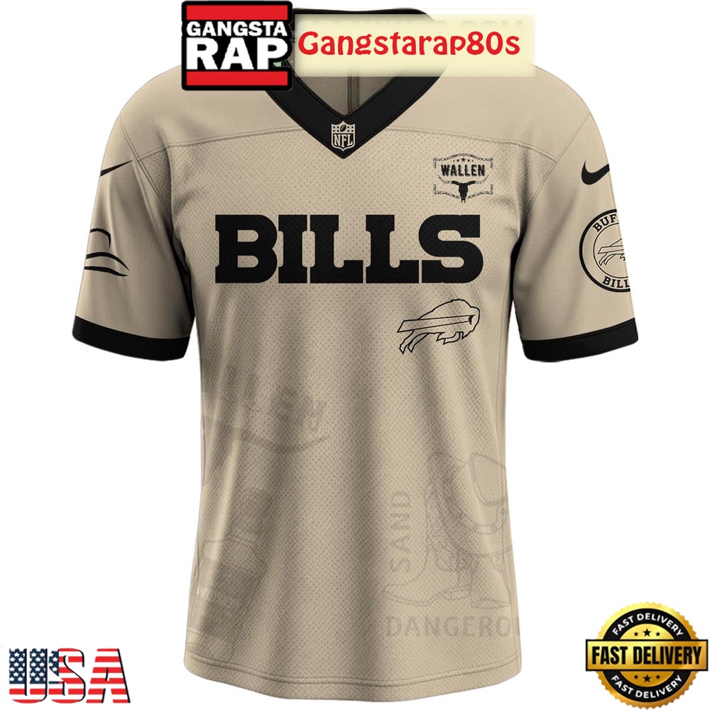Buffalo Bills x Morgan Wallen I'm The Problem Tour 2025 Football Jersey Buffalo Bills x Morgan Wallen I'm The Problem Tour 2025 Football Jersey