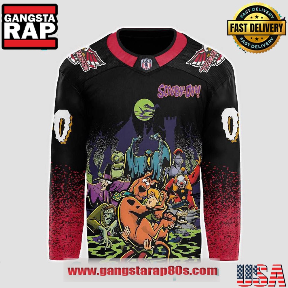 Carolina Thunderbirds x Scooby-Doo Night 2025 Custom Hockey Jersey Carolina Thunderbirds x Scooby-Doo Night 2025 Custom Hockey Jersey