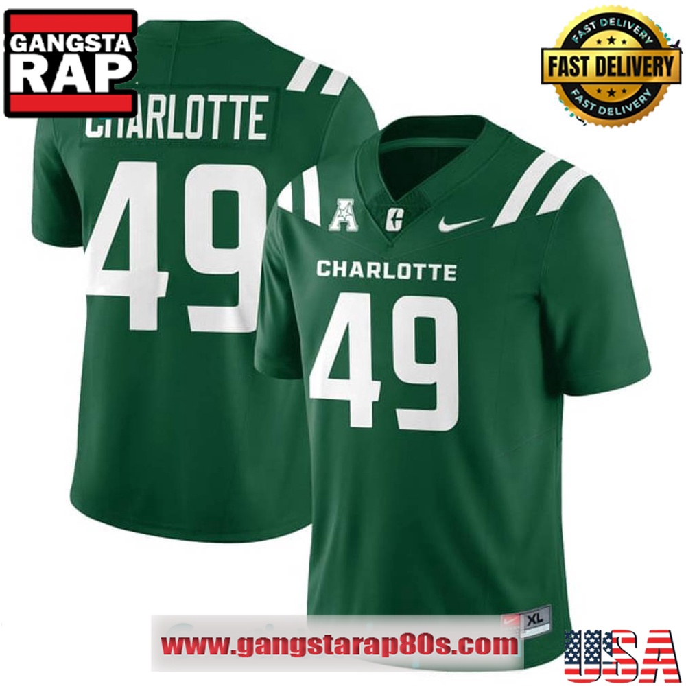 Charlotte 49ers Limited Edition New 2025 Custom Football Jersey Charlotte 49ers Limited Edition New 2025 Custom Football Jersey