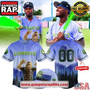 Chattanooga Lookouts x Star Wars 2025 Custom Baseball Jersey