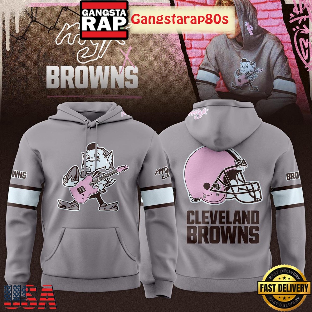 Cleveland Browns x Machine Gun Kelly Unisex Hoodie Cleveland Browns x Machine Gun Kelly Unisex Hoodie