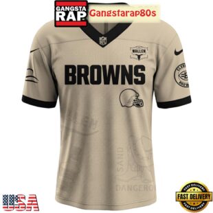 Cleveland Browns x Morgan Wallen I'm The Problem Tour 2025 Football Jersey
