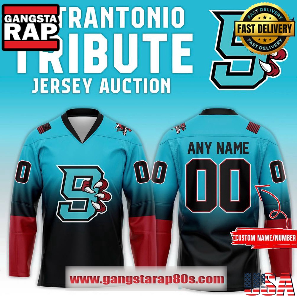Columbus River Dragons Pietrantonio Tribute Special Custom Hockey Jersey Columbus River Dragons Pietrantonio Tribute Special Custom Hockey Jersey