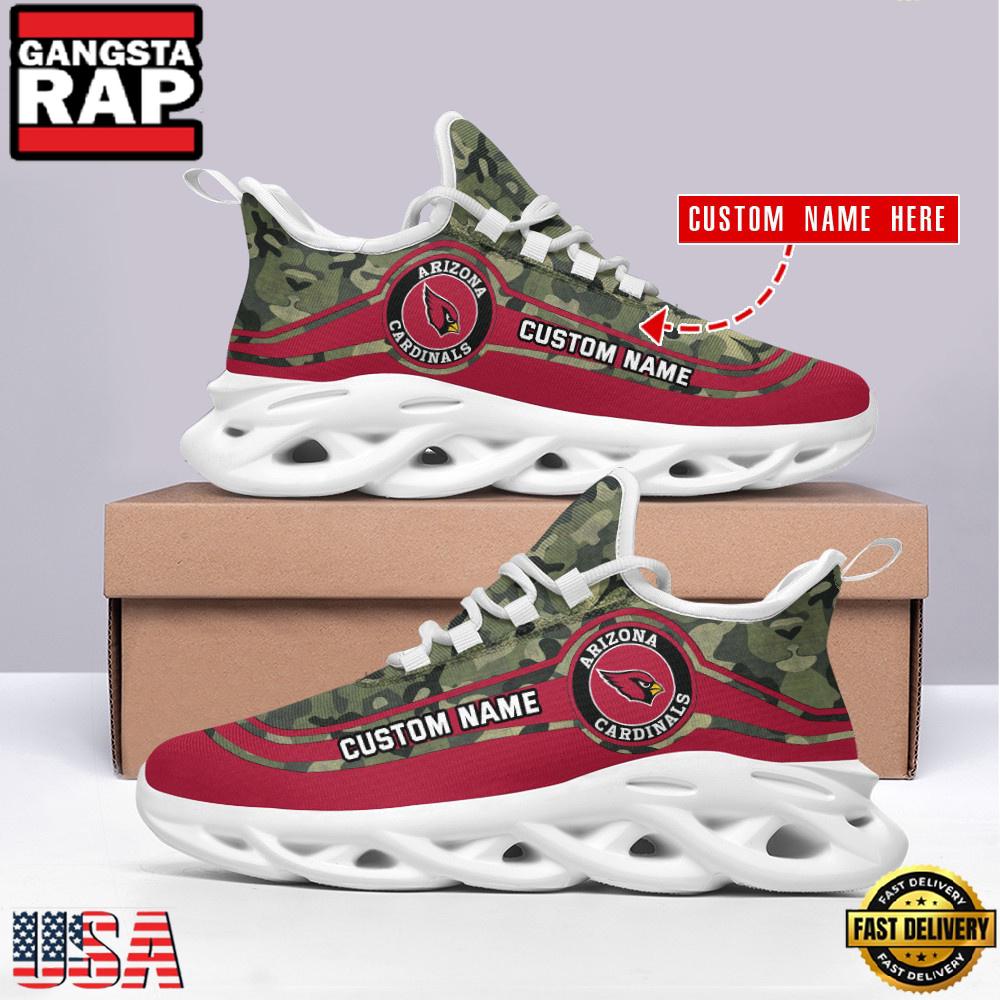 NFL Arizona Cardinals Pattern New Design Max Soul Shoes Running Sneakers NFL Arizona Cardinals Pattern New Design Max Soul Shoes Running Sneakers