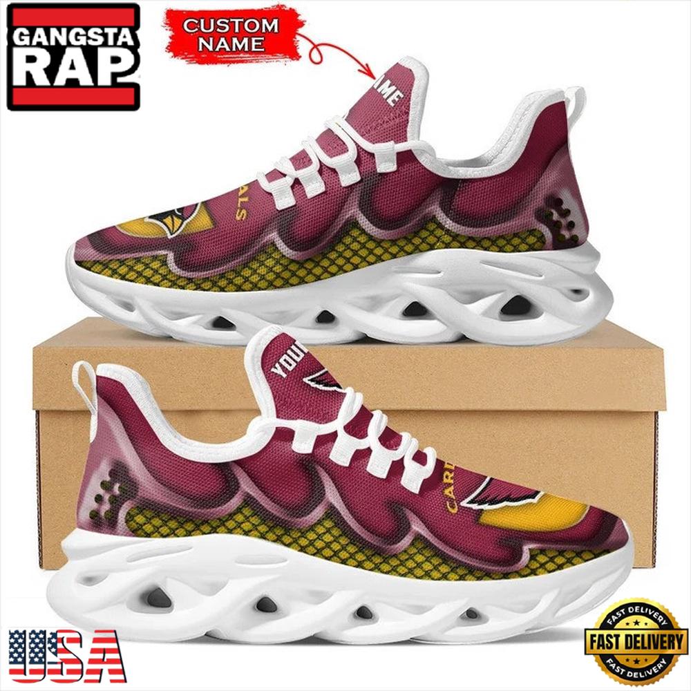 NFL Arizona Cardinals Sport New Design Max Soul Shoes Running Sneakers NFL Arizona Cardinals Sport New Design Max Soul Shoes Running Sneakers