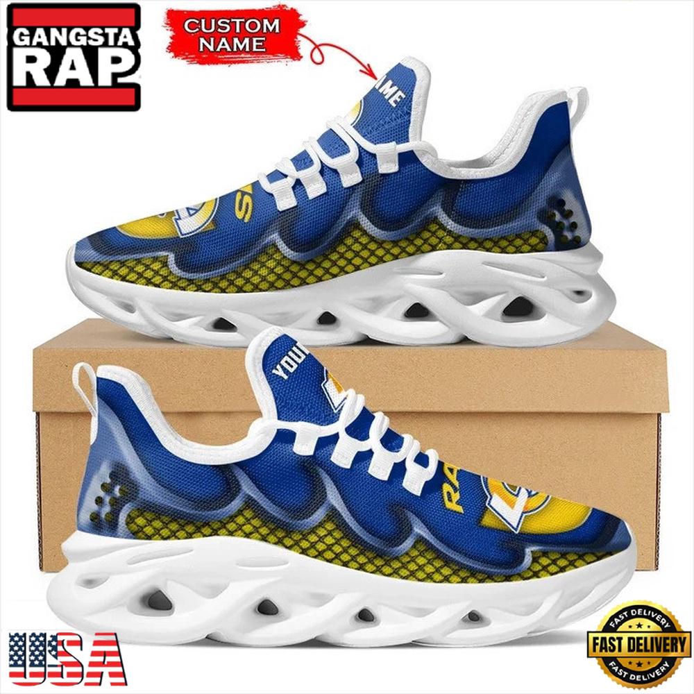 NFL Los Angeles Rams Logo New Design Max Soul Shoes Running Sneakers NFL Los Angeles Rams Logo New Design Max Soul Shoes Running Sneakers