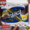 Custom Name Los Angeles Rams Sport Football Max Soul Shoes
