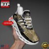 Custom Name New Orleans Saints NFL Logo Camo Max Soul Shoes