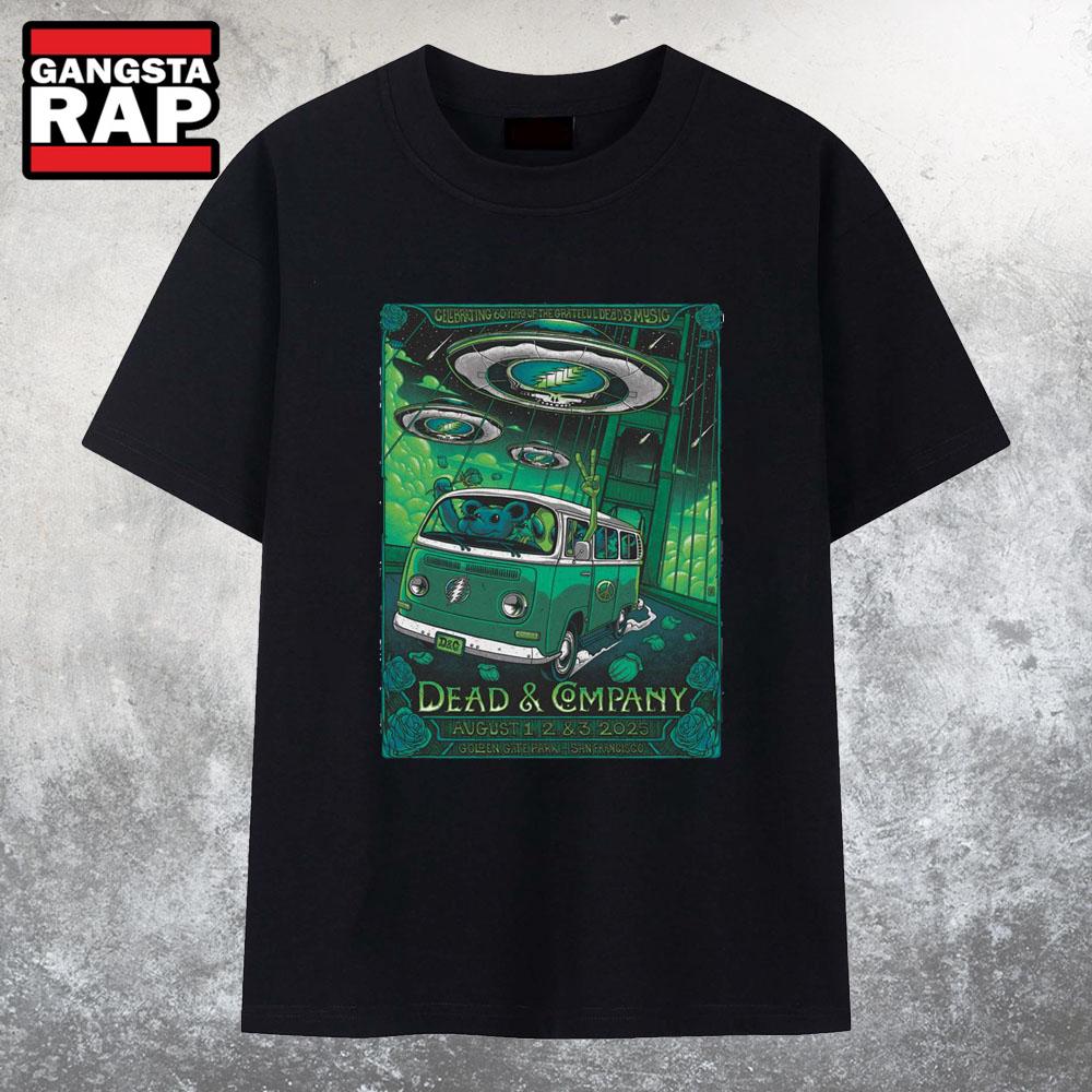 Dead And Co At Golden Gate Park On August 1-3 2025 T Shirt