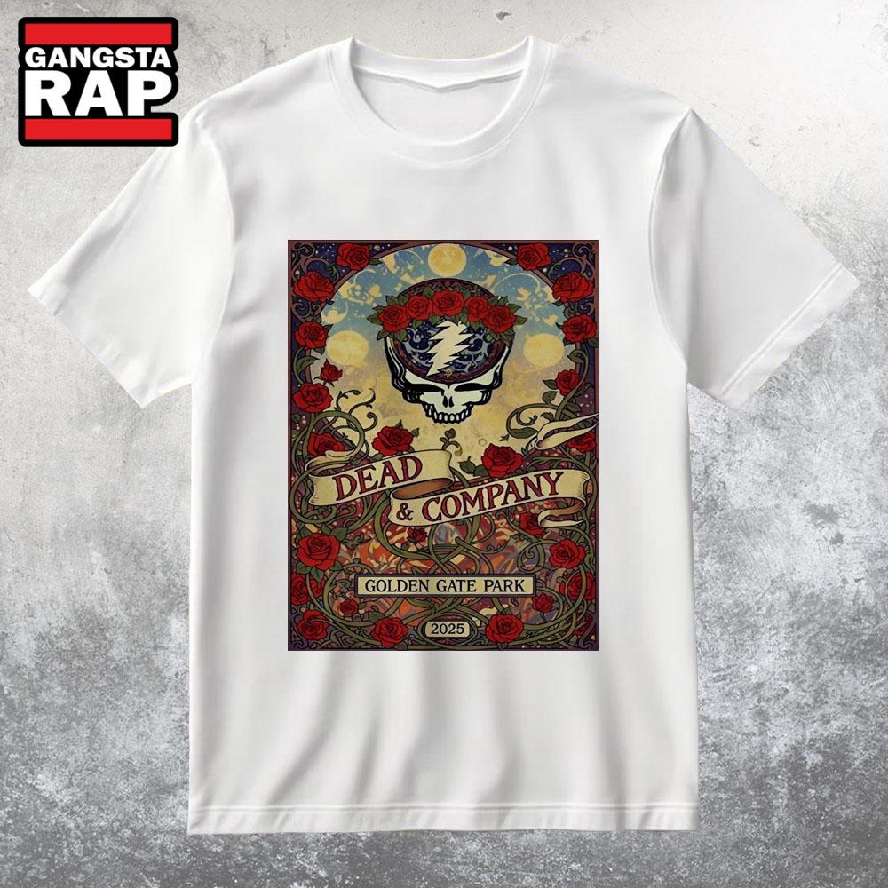 Dead & Company Poster 2025 San Francisco Shows T Shirt